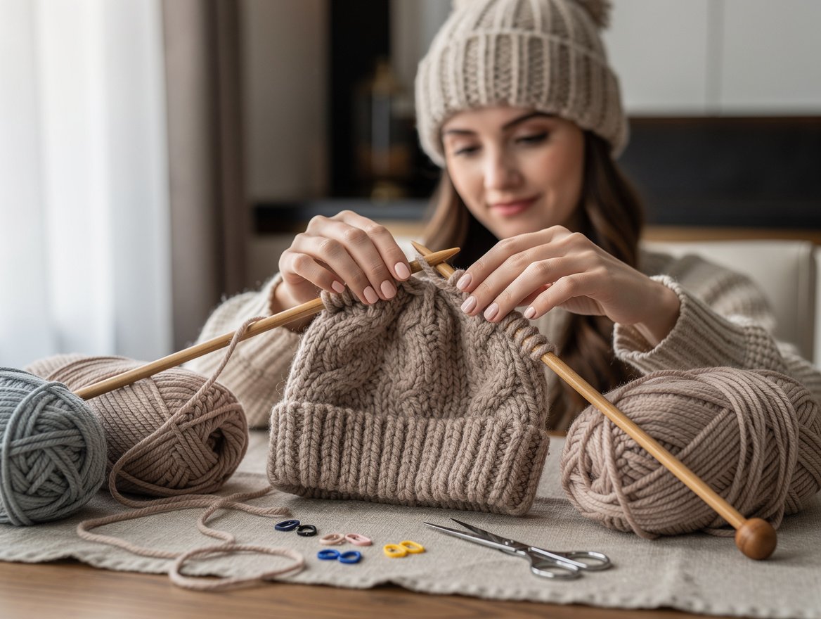 Matériel indispensable pour tricoter un bonnet réussi – comment faire un bonnet