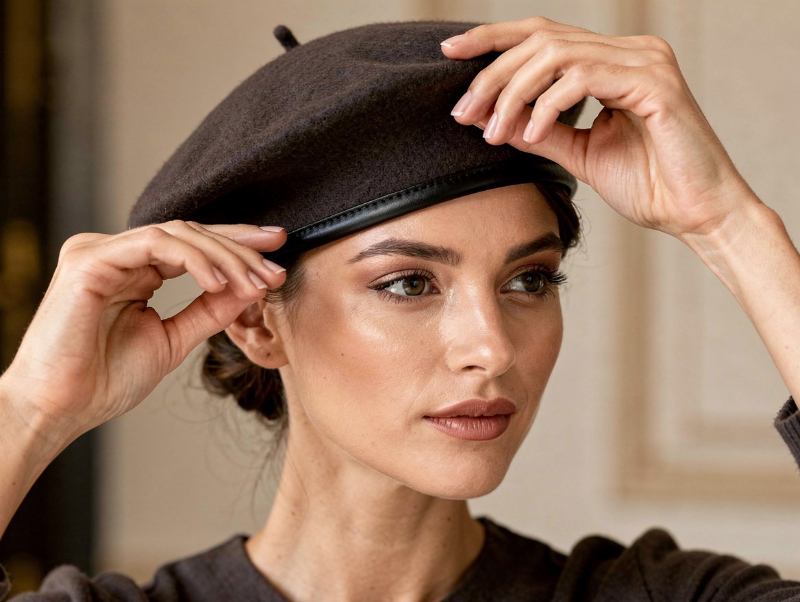 Comment mettre un béret : la technique de base étape par étape – comment mettre un beret