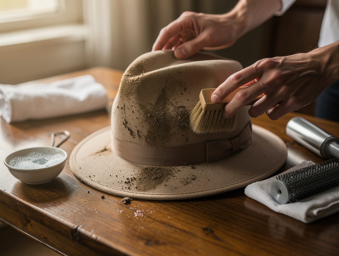 Que faire face aux taches tenaces ou à un chapeau très sale ? – comment nettoyer un chapeau