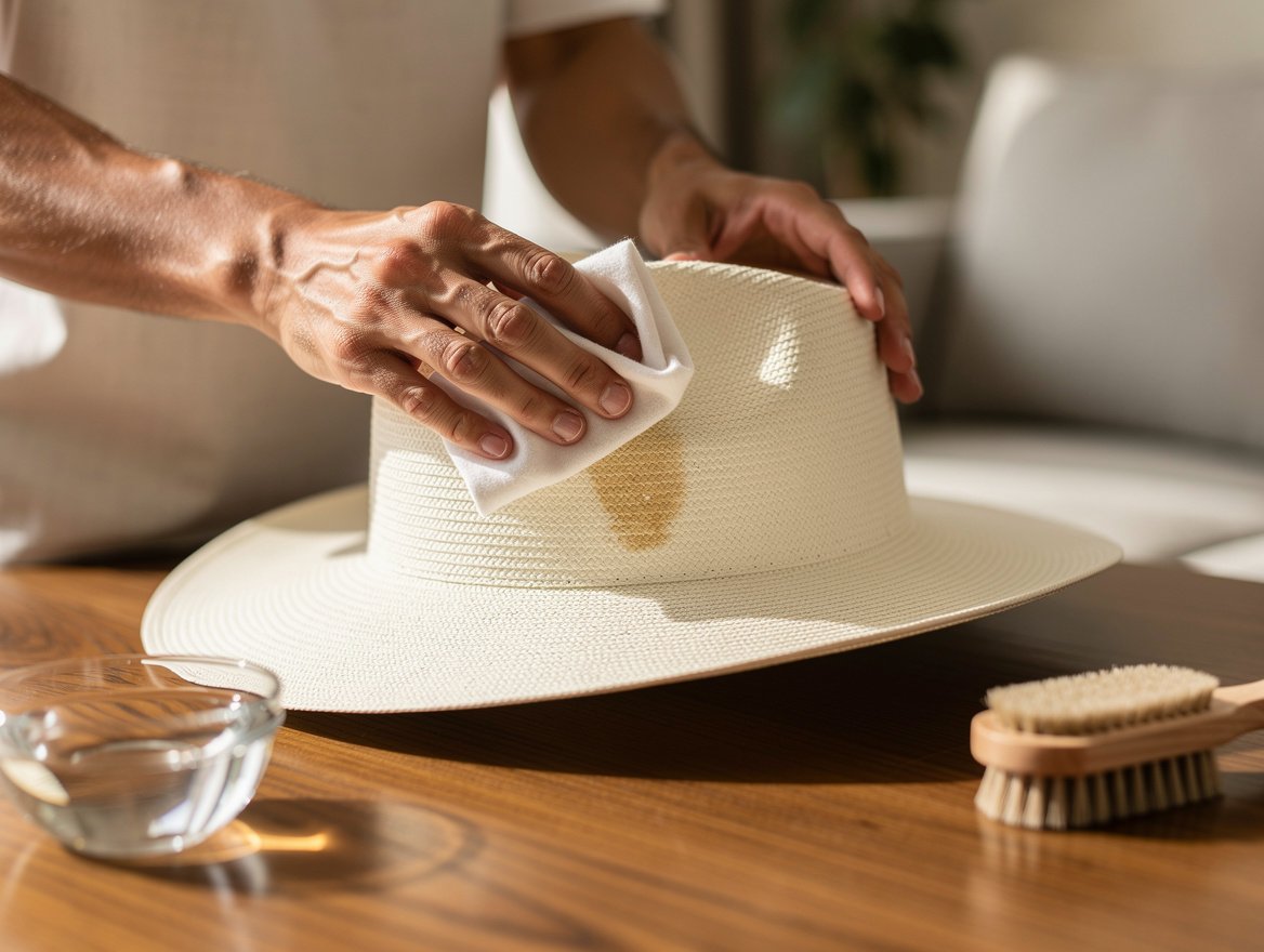 Comment enlever les taches tenaces sur un panama sans l'abîmer ? – comment nettoyer un panama