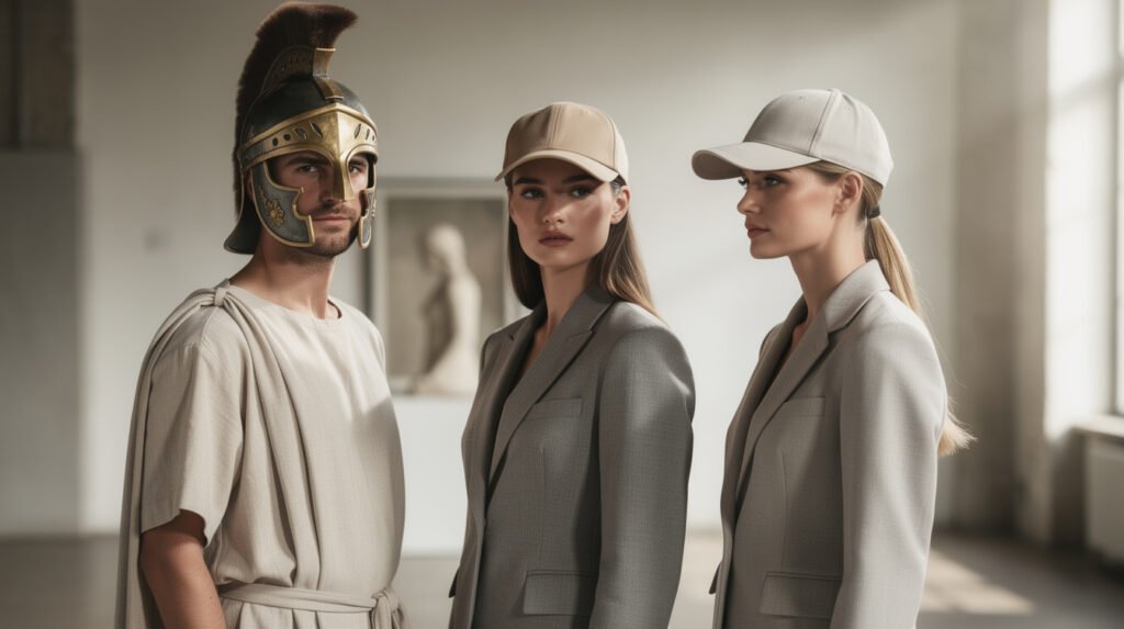Histoire de la Casquette : des Gladiateurs Grecs aux Podiums Contemporains