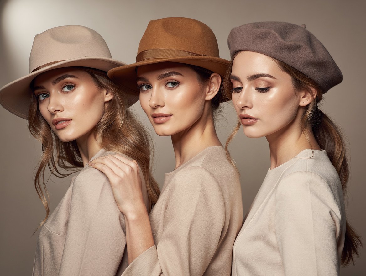 Visage ovale, carré, allongé ou en cœur : les bons modèles pour chaque profil – quel chapeau pour quel visage