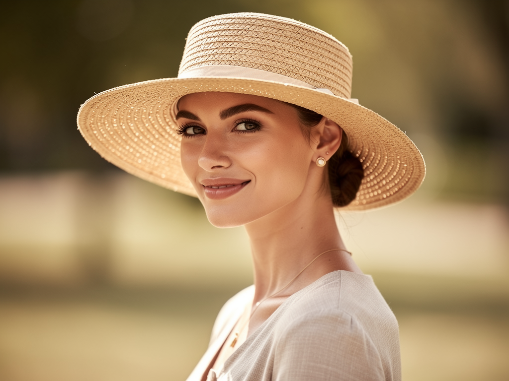 Comment porter un chapeau de paille femme : la bonne position sur la tête