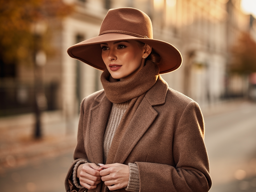 Comment porter une capeline en automne-hiver : laine, feutre et looks chauds