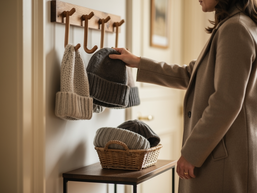 Comment ranger ses bonnets à l'entrée : les solutions rapides qui marchent