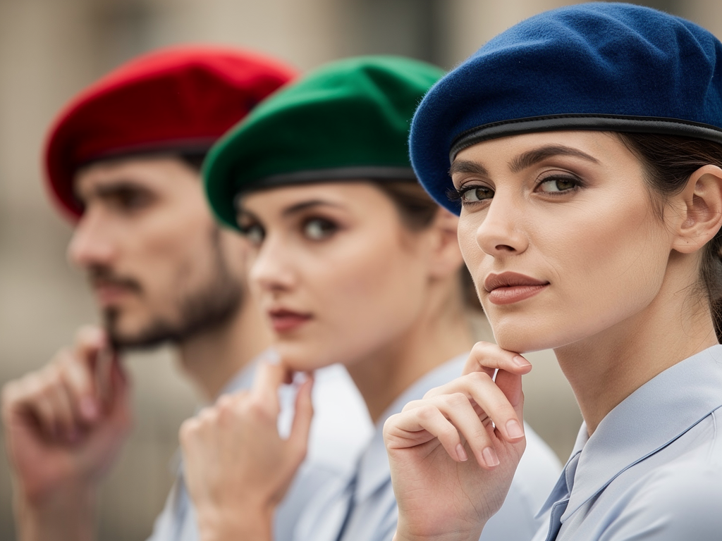 Béret rouge, vert, bleu : pourquoi les armées ont-elles adopté ce couvre-chef ? – d'ou vient le beret